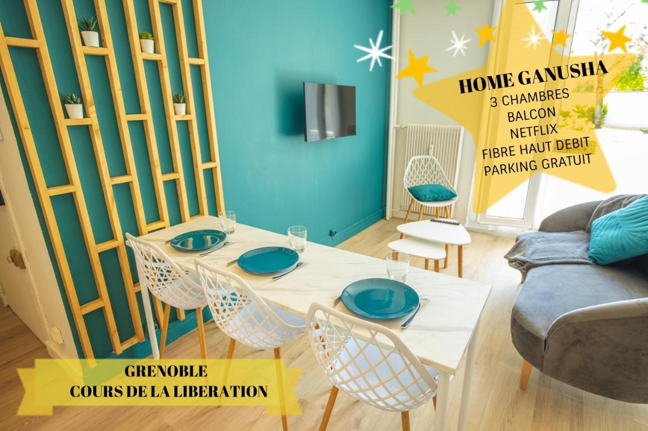 Home Ganusha Cosy 3 Chambres Parking Gratuit Balcon Grenoble Extérieur photo